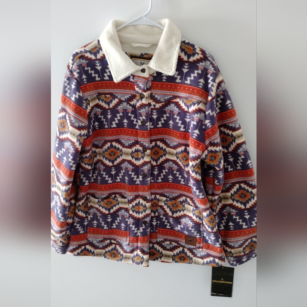NWT Yellowstone Women's Aztec Outdoor COAT Jacket Western - Picture 2 of 13